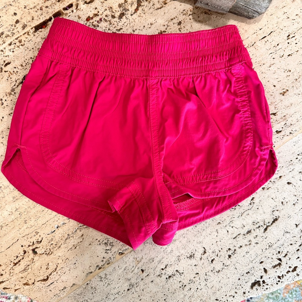 Kids Pink Athletic Shorts